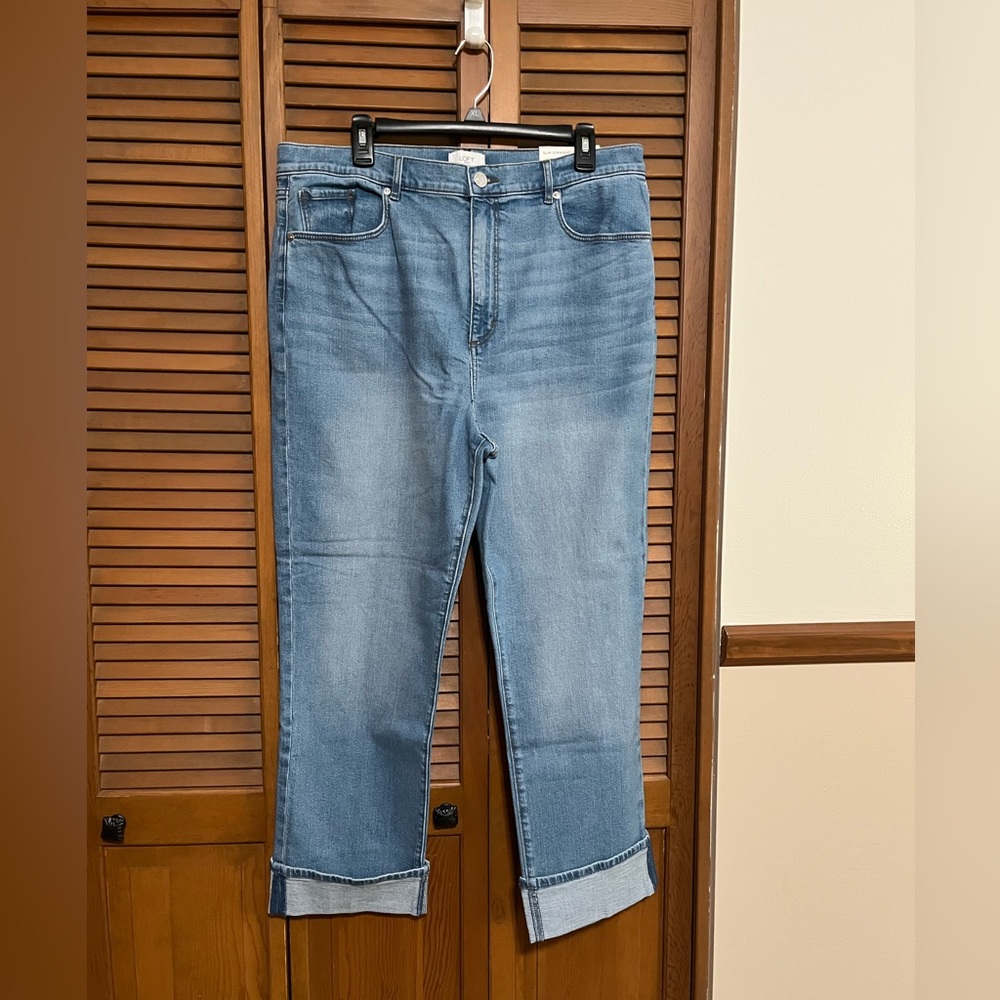 LOFT Light Blue Ankle Jeans